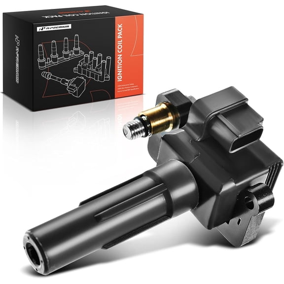 A-Premium Ignition Coil Pack Compatible with Subaru Impreza 2002 2.0L EJ205 Turbo Only 22433-AA421