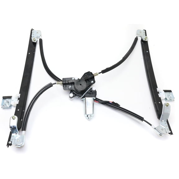 Window Regulator Compatible For 2004-2007 Dodge Grand Caravan Chrysler Town and Country Front, Right Passenger Power With Motor