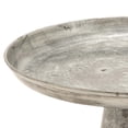 thumbnail image 3 of Benzara 12 Inch Length Metal Cupcake Stand with Round Tray Top, Galvanized Gray, 3 of 3