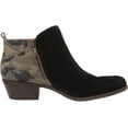 thumbnail image 6 of Lucky Brand Women's Basel Bootie Ankle Boot, Black/Camo, 9, 6 of 8