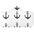 thumbnail image 5 of Yayeee Kids Hooded Towels Toddler Soft Absorbent Beach Bathing Wrap 50" x 23.5", Anchor Pattern, 5 of 5