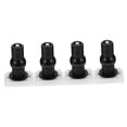 thumbnail image 4 of FONDOTIN 4Pcs Toilet Cover Hinge Black ABS Stainless Steel Quick Install Toilet Seat Accessories, 4 of 8
