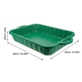thumbnail image 2 of QUMIIRITY Green Plastic Oil Drain Pan for Car with Lightweight Design and Stackable Storage for Engine Fluids, 2 of 8