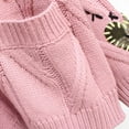 thumbnail image 6 of Lovskoo Cardigan Sweaters for Women Open Front Trendy Spring Long Sleeve Short Coat Blouse Oversized Winter Outerwear Tops Pink, 6 of 8