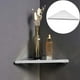 thumbnail image 4 of Estante de baño organizador de almacenamiento cesta de ducha sin esquina ajustable triangular Plata, 4 of 7