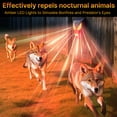 thumbnail image 6 of PATIOEASY 2 Pack Solar Nocturnal Animal Repeller with Flickering Flame, Coyote Deterrent for Chicken Coop Garden, 6 of 8