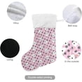 thumbnail image 3 of GZHJMY Cute Rabbit Pink Dots Christmas Stockings 1PCS, Large Xmas Stockings Gift Decorations and Party Supplies,Used for Fireplace Decoration Socks Christmas Tree Decoration, 3 of 7