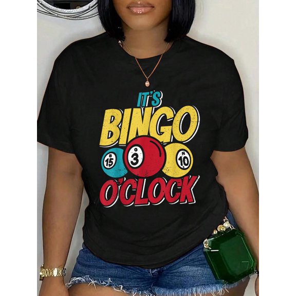 Bingo Bingo O'Clock Bingo Player Gambling Casino T-Shirt