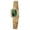 Green, variant on Small Gold Watches for Women, Fashion Analog Quartz Watch with Oval Dial, 3ATM Waterproof, Vintage Minimalist Ladies Wristwatch, Red
