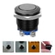 thumbnail image 3 of BRIGHTFUFU 2pcs 16mm pulsador momentáneo botón negro interruptor de shell interruptor de reinicio industrial, 3 of 7