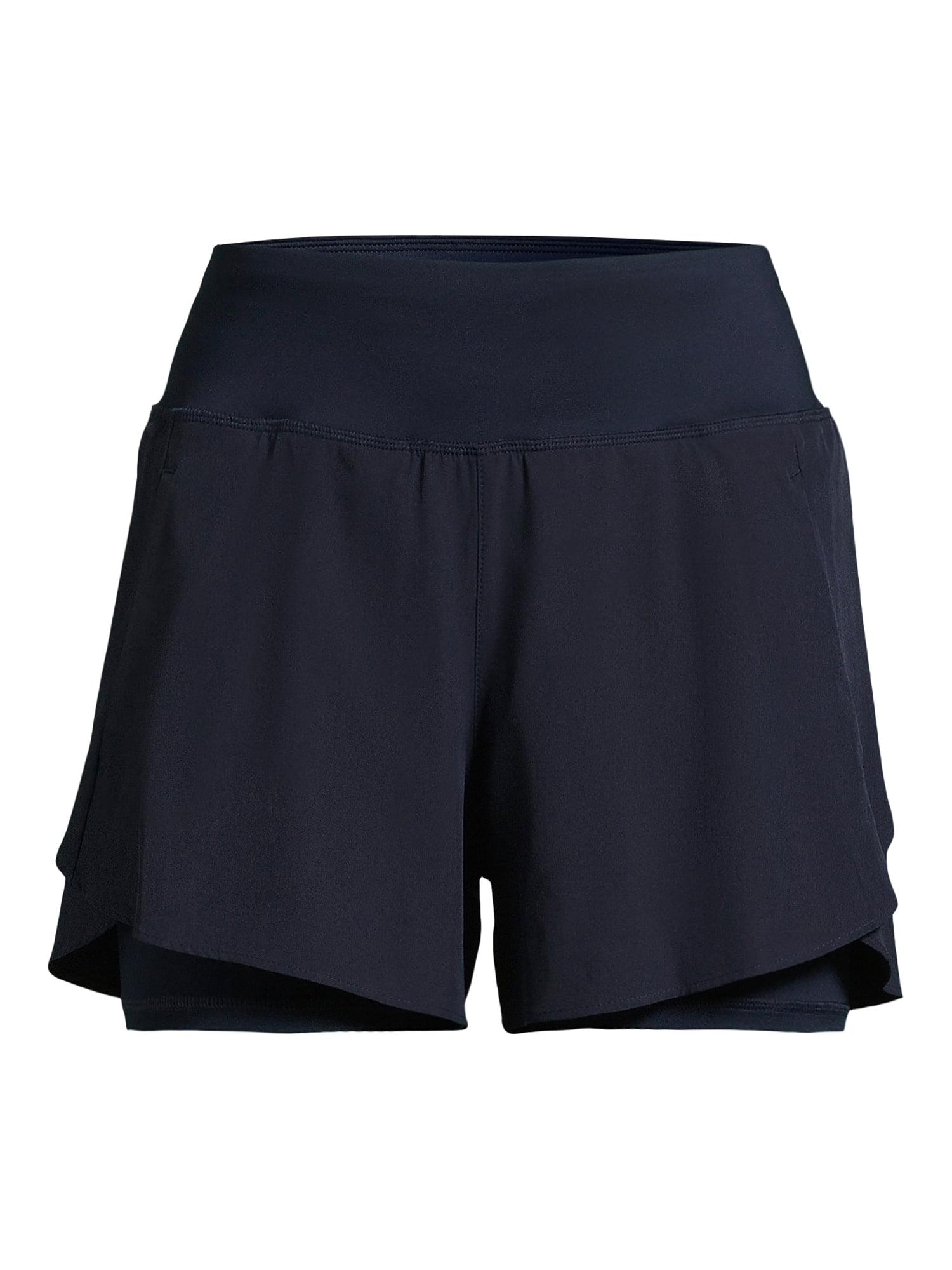 Avia Women's Plus Compression Waist Run Shorts 5.5 Inseam