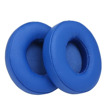 2Pcs Replacement Earpads Ear Pad Cushion for Beats Solo 2 / 3 On Ear Wireless Headphones