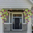 thumbnail image 5 of Amketima Outdoor Artificial Hanging Flowers Lifelike Fake Plants Pansy for Courtyard Garden Decoration 29.52 Inch UV Resistant No Maintenance, 5 of 6