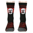 thumbnail image 7 of Stephen King's IT The Movie Pennywise The Clown We All Float Down Here 2 Pack Athletic Crew Socks, 7 of 7