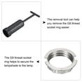 thumbnail image 4 of Unique Bargains G9 Light Socket Rings 12pcs Lamp Shade Holder Ring Replacement M20 with 3pcs Removal Tool Set, 4 of 5