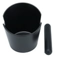 thumbnail image 3 of Coffee Knock Bin, Portable Bevel Connection Coffee Knock Box Black  For Office For Kitchen For Bar, 3 of 8
