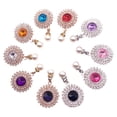 thumbnail image 1 of 10 Uds. de colgantes de diamantes de imitación, botones de diamantes de imitación, accesorios de aleación, broche de 24mm, adornos para perfecl Broche Botones, 1 of 8