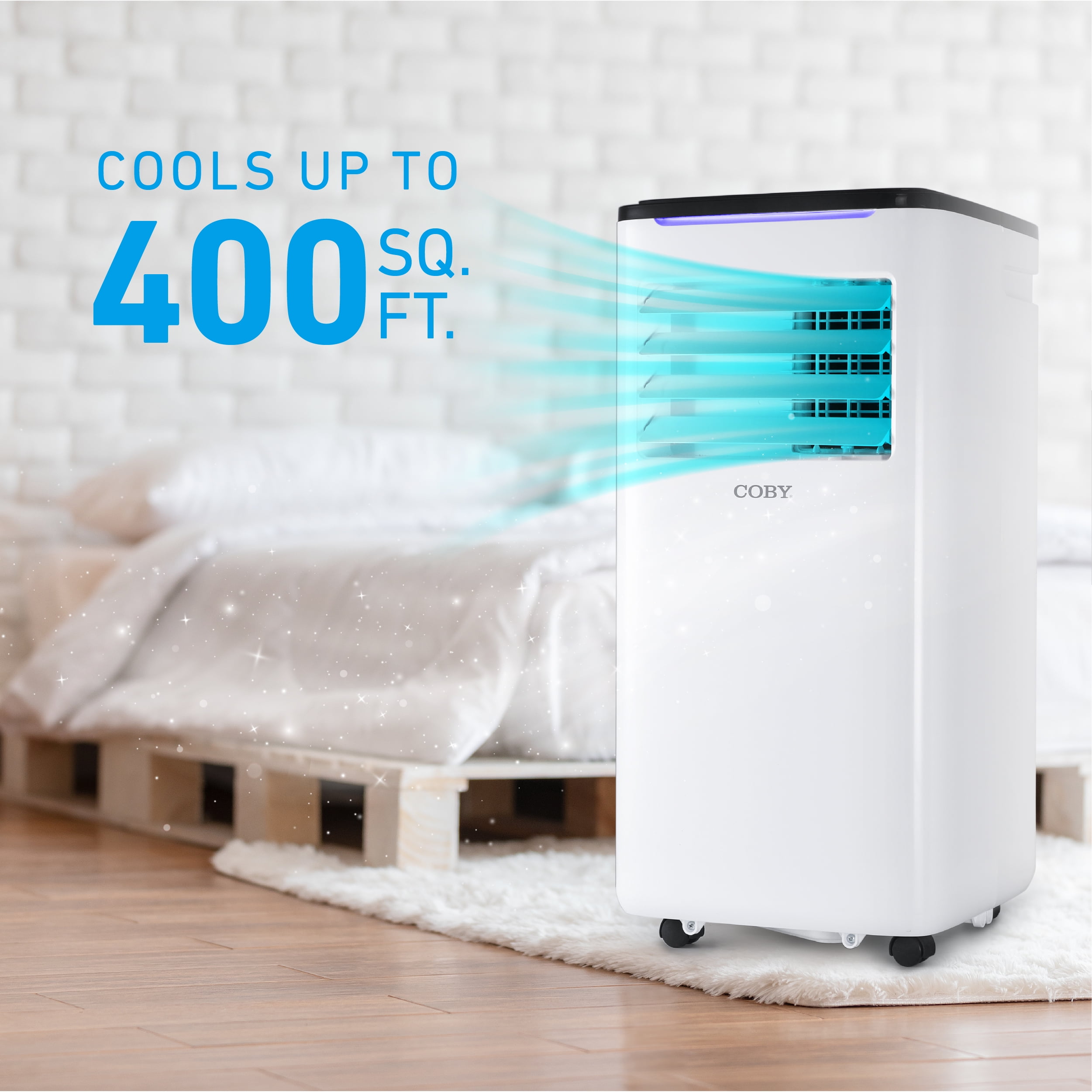 COBY Portable Air Conditioner 7,100 BTU SACC/CEC (10,000 BTU