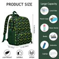 thumbnail image 6 of Lightweight School Bag Featuring Watercolor Cactus Art, Cute Small Backpack for School and Travel, 6 of 6
