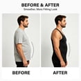 thumbnail image 2 of Mens Compression Shirt Tank Top Body Shaper Slimming Tummy Control Vest Chest Support Shaping Undershirt for Workout Daily Wear, 2 of 6