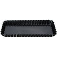 thumbnail image 3 of EIGTHTAIL Rectangle Fluted Pie Tart Pan Mold Baking Removable Bottom Nonstick Quiche Tool, 3 of 4