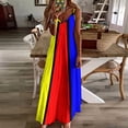 thumbnail image 3 of Striped and Bold Sleeveless Dress Party dresses dresses summer woman, 3 of 6