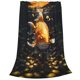 thumbnail image 2 of Balery Golden Koi And Treasure Manta de Felpa Suave y Acogedora – Cobija de Franela Aterciopelada para Cama, Lavable y Cálida para Sofá, Mascotas, Transpirable-80"x60", 2 of 7