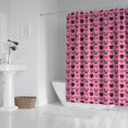 thumbnail image 2 of Pink Pug Puppies Shower Curtain 72"x72" ,Bathroom Decorative Shower Curtains Set with 12 Hooks,Modern Waterproof Washable Shower Curtain, 2 of 6