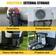 thumbnail image 5 of NIXFACE Trailer Tray RV Generator Rack Cargo Rack Generator Cooler Compressors Tank Holder, 5 of 5