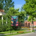 thumbnail image 6 of Welcome Black Cat Garden Flag 12x18 Inch Double Sided Floral Cat Yard Flag Spring Summer Outdoor House Flag Decoration Cute Kitty Garden Decor, 6 of 8