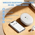 thumbnail image 4 of HKHKPI Label Maker Machine With Tape, Wireless Bluetooth Label Printer, Mini Labeler for School Home Office Organization, White, 4 of 6
