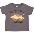 thumbnail image 3 of Inktastic My Grandma Loves Me with Cute Squirrels in Autumn Boys or Girls Toddler T-Shirt, 3 of 5