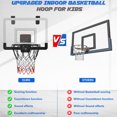thumbnail image 6 of EOTVIA Indoor Basketball Hoop Set with Ball for Room&Wall, Mini Basketball Hoop over The Door with Electronic Scoreboard for Kids Adults Teens Birthday Toy Christmas Gifts, Foldable Steel Rim, 6 of 14
