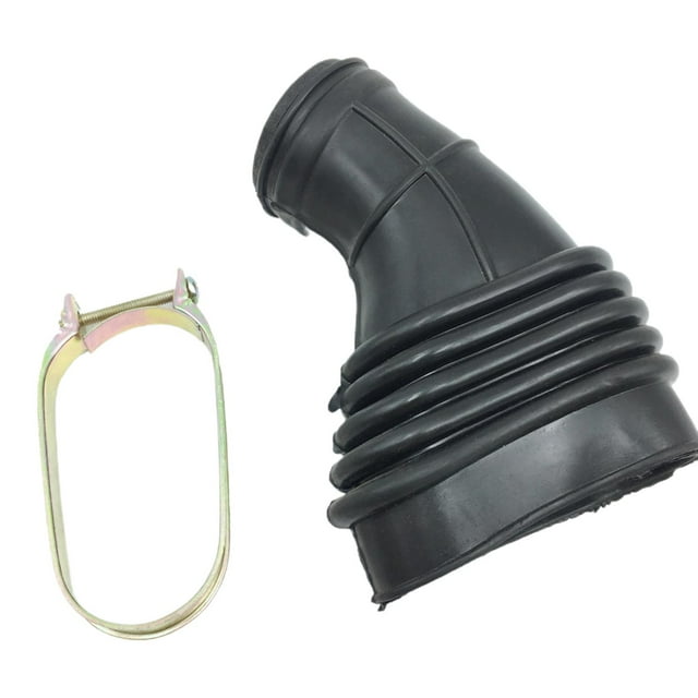 koolsoo Air Intake Boot Spare Parts with Clamp Dust Cover for 150cc 250cc Go Kart Rubber