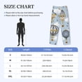thumbnail image 4 of Lsque Balloon Vintage Print Men's Pajama Pants, Lounge Pant - Comfortable Home Wear,Elastic Waistband, Stylish Design-X-Large, 4 of 9