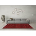 thumbnail image 3 of Ahgly Company Indoor Round Abstract Red Contemporary Area Rugs, 5' Round, 3 of 4