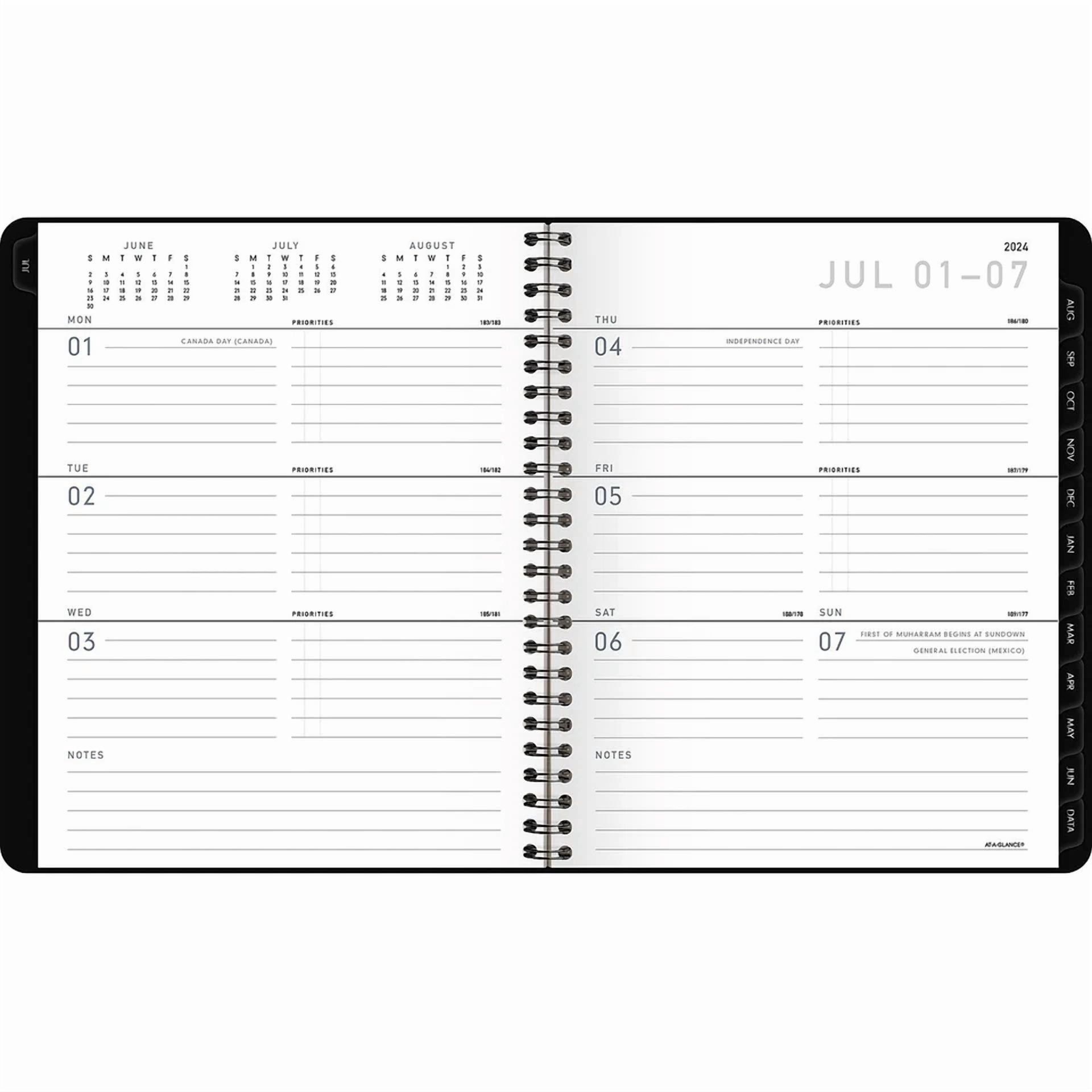 2024-2025 At-A-Glance Contemporary Lite 7" X 8.75" Academic Weekly & Monthly