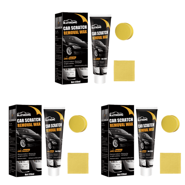 120ml Car Scratch Remover Wax Impermeable Auto Polish Paint Restaurador Con Esponjas