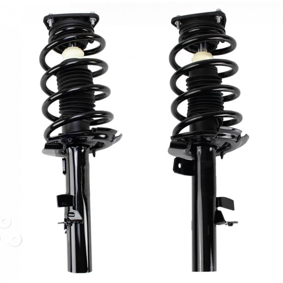 TRQ Front Strut & Coil Spring Assembly Set Driver & Passenger Sides Fits Select 14-22 Ford Transit Connect