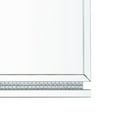 thumbnail image 4 of Rectangular Mirror Wall Decor with Faux Crystals and Triangular Top, Silver, 4 of 5