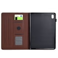 thumbnail image 5 of Case for iPad 10th Gen 10.9" 2022 (A2757, A2777, A2696), Carbon Fiber Pattern Premium PU Leather Wallet Stand Protective Auto Sleep Wake Cover with Pen Slot for iPad 10th Generation, Brown, 5 of 6