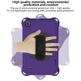 thumbnail image 5 of Allytech Fire 7 Case 2019 9th Generation, Fire 7 Case for Kids, Rugged Protection Kickstand Shockproof Shoulder Strap Kids Friendly EVA Silicone Cover for Amazon Fire 9 2019/2017/2105, Purple/Black, 5 of 6