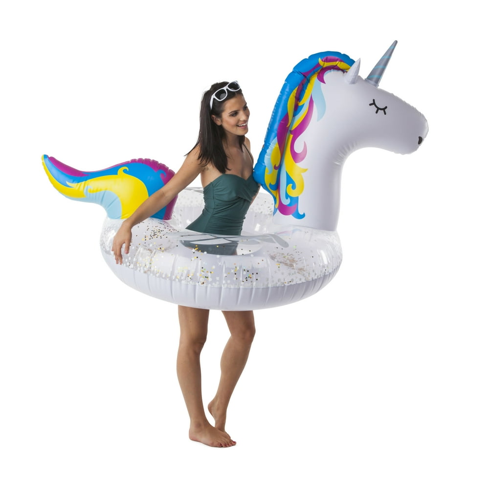 gold unicorn float