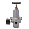 thumbnail image 1 of Régulateur de Pression 0.05-1.0MPa Valve de Réduction d'Air Pneumatique Kit de Valve de Réduction d'Air Pneumatique avec Manomètre Alliage d'Aluminium Source d'Air Pneumatique Système de Compression, 1 of 7