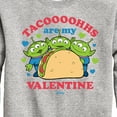 thumbnail image 3 of Toy Story - Tacos Are My Valentine - Toddler And Youth Crewneck Fleece Sweatshirt, 3 of 5