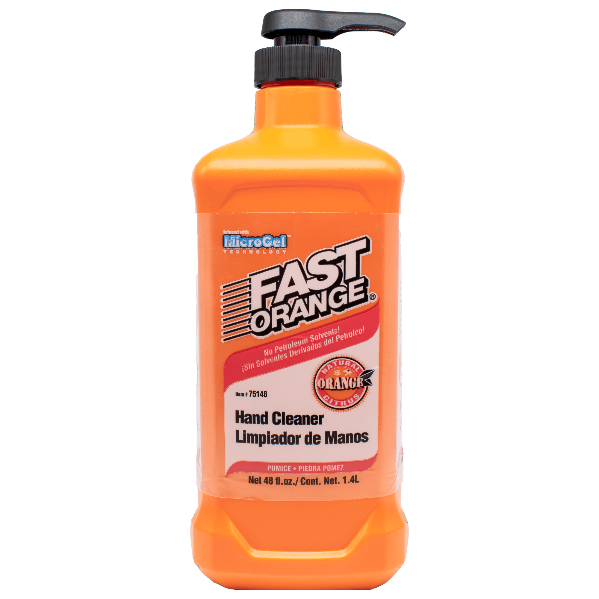 Permatex Fast Orange Pumice Hand Cleaner, 48oz Orange Scent