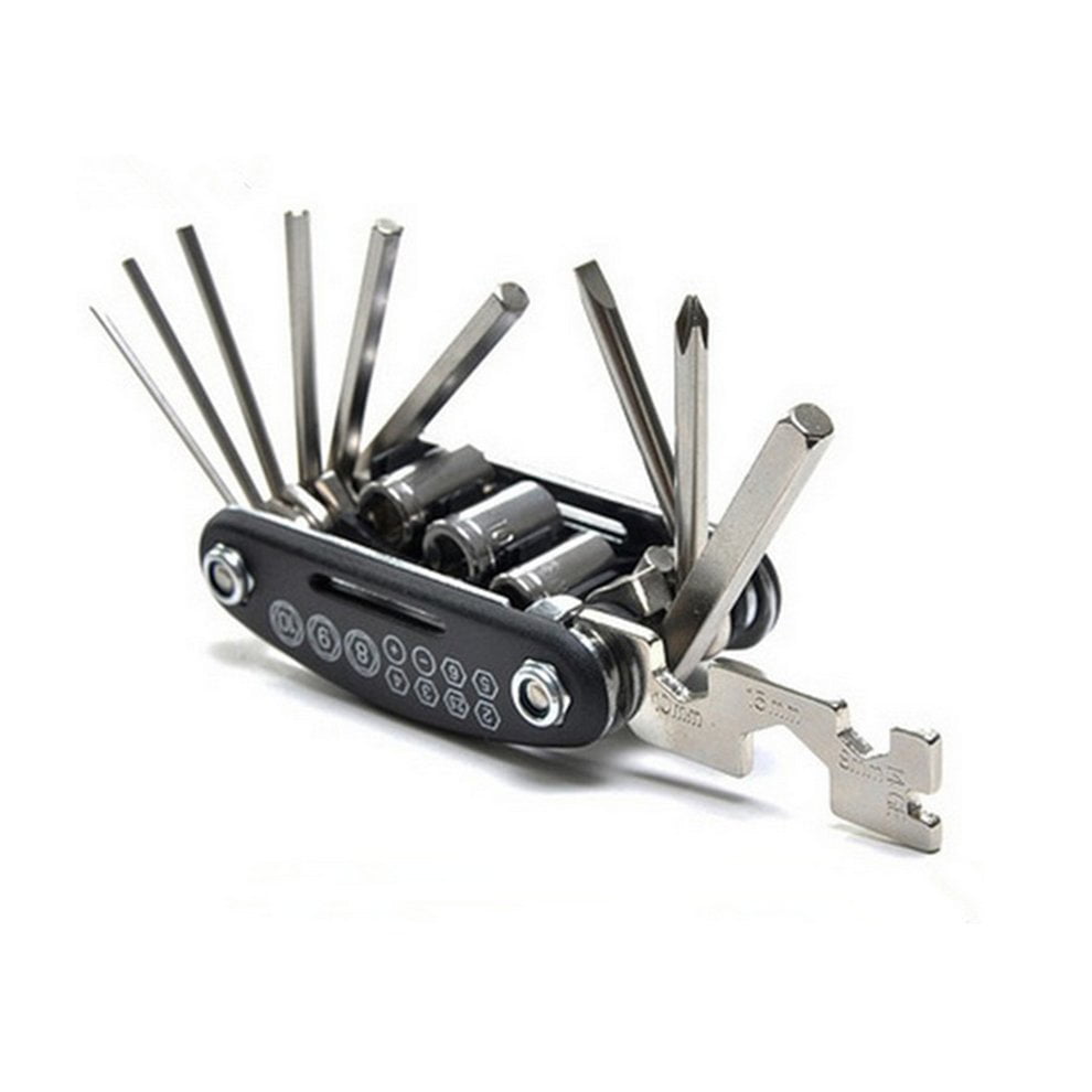 15 in 1 Multi-function Bicycle Tools Sets Bike Multi Repair Tool Kit Hex Wrench 