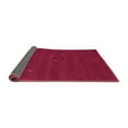 thumbnail image 2 of Ahgly Company Indoor Round Abstract Purple Contemporary Area Rugs, 3' Round, 2 of 4
