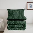 thumbnail image 5 of Erosebridal Gray Night Swirl King Size Comforter Sets,Indigo Vintage Damask Comforters King Size,3 Pieces,1 Comforter and 2 Pillowcases,Black Reversible, 5 of 7