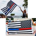 thumbnail image 4 of FRF Thin Blue Red Line American Flag 3x5 Outdoor- Heavy Duty Polyester American Blue Red Stripe Lives Matter Police Firfighter Flags Banner Law Enforcement Police Fireman Flag, 4 of 4